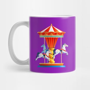 Carousel Merry Go Round Pony Horse Mug